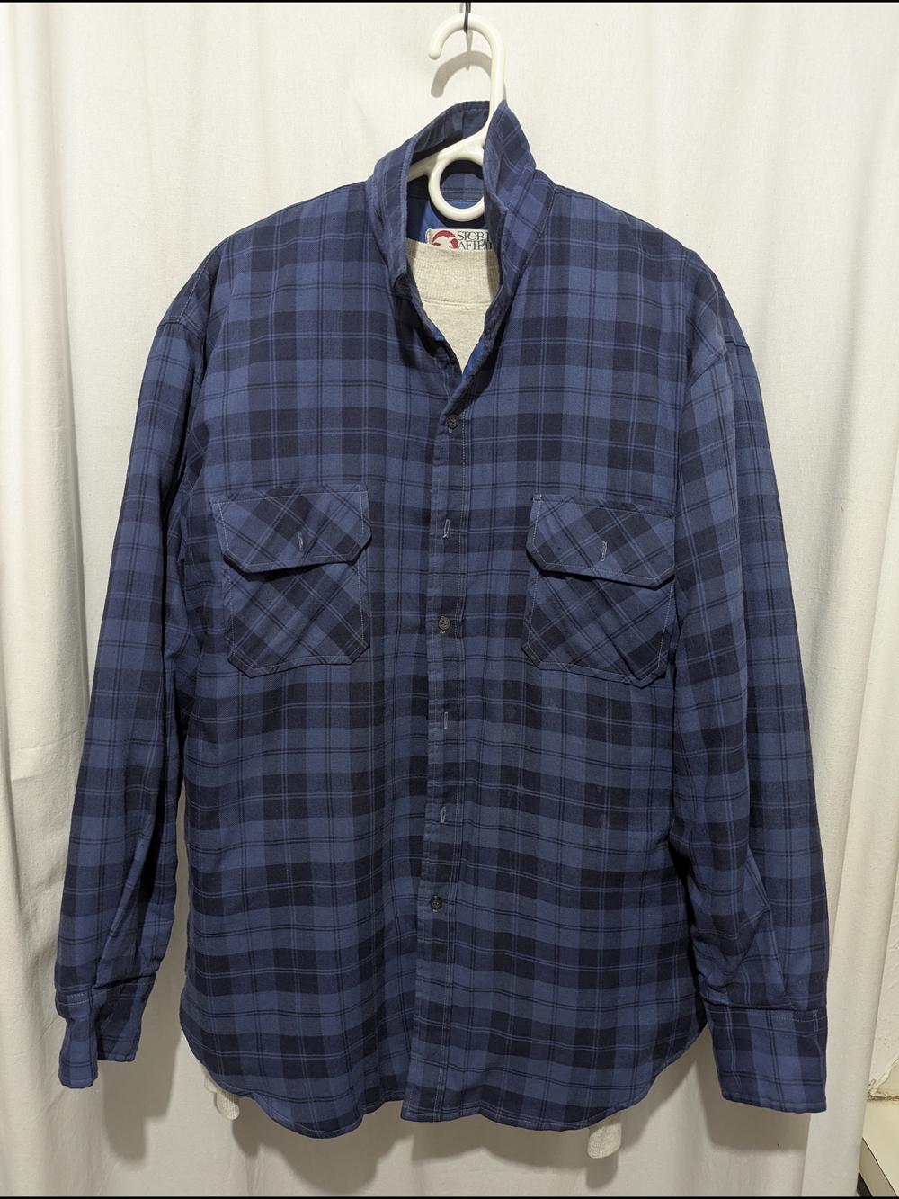 90s Plaid Flannel Jacket